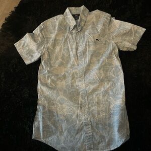 Vineyard Vines Light Blue Patterned Button Down Shirt